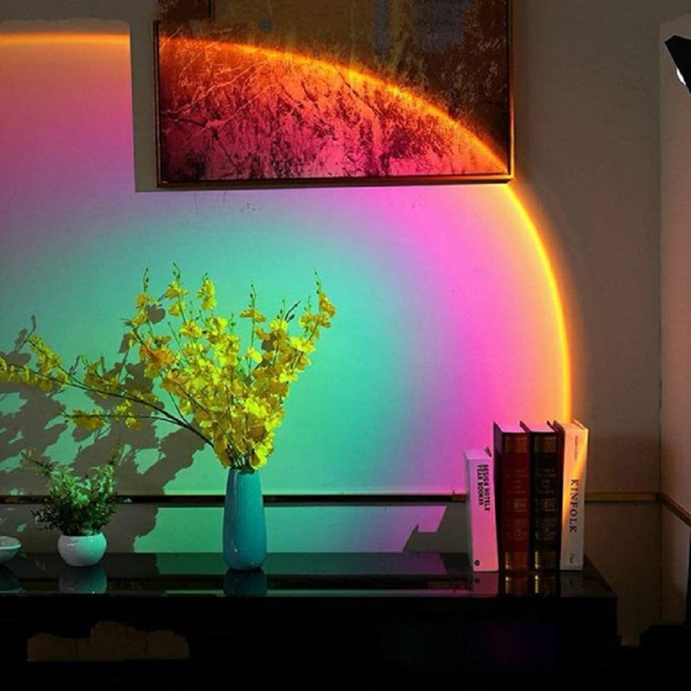 Sunset Lamp, Projector Sunset Light 10W LED Projection Night Light 180