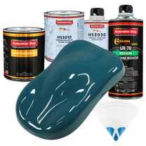 Transport Blue Premium Quart URETHANE BASECOAT CLEARCOAT Car Auto Body Paint Kit