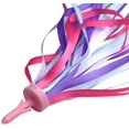 thumbnail image 3 of 1 Paire (2 Pcs) Rubans de Guidon de Vélo Poignées de Trottinette Rubans à Pampilles pour Garçons Filles, Rouge Violet, 3 of 5
