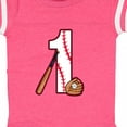 thumbnail image 4 of Inktastic Baseball First Birthday One Year Old Boys or Girls Baby Bodysuit, 4 of 5