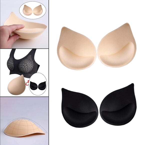 Bikini Deportivo Transpirable Extraíble Reforzador de Almohadillas de Inserción de de 2 Pares Yinane Almohadillas de esponja para sujetador