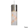 thumbnail image 4 of Woodbridge Lighting Gem Metal LED Mini Pendant with Strings in Rudy Red, 4 of 4