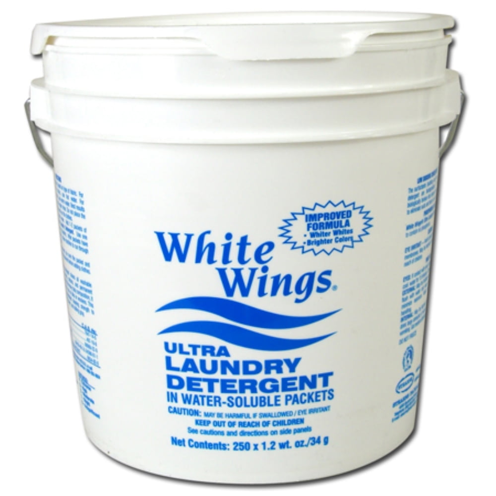 Stearns Water Flakes White Wings Ultra Laundry Det. , 1/250/cs