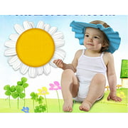 1 Pcs Resizable Adjustable Soft Baby Babies Kids Children Shampoo Bath Bathing Shower Cap Hat Shield for Wash Washing Hair + a Keychain
