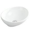 thumbnail image 2 of Karran Usa Vc-302 Valera 15-1/2" Oval Vitreous China Vessel Bathroom Sink - White, 2 of 5