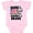 AD-Pink, variant on Inktastic Home of the Free Because My Daddy is Brave with Flag Boys or Girls Baby Bodysuit