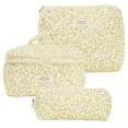 thumbnail image 3 of Bolsa de maquillaje acolchada para mujer bolsa de cosméticos estética bolsa de aseo bonita de gran capacidad, 3 of 9