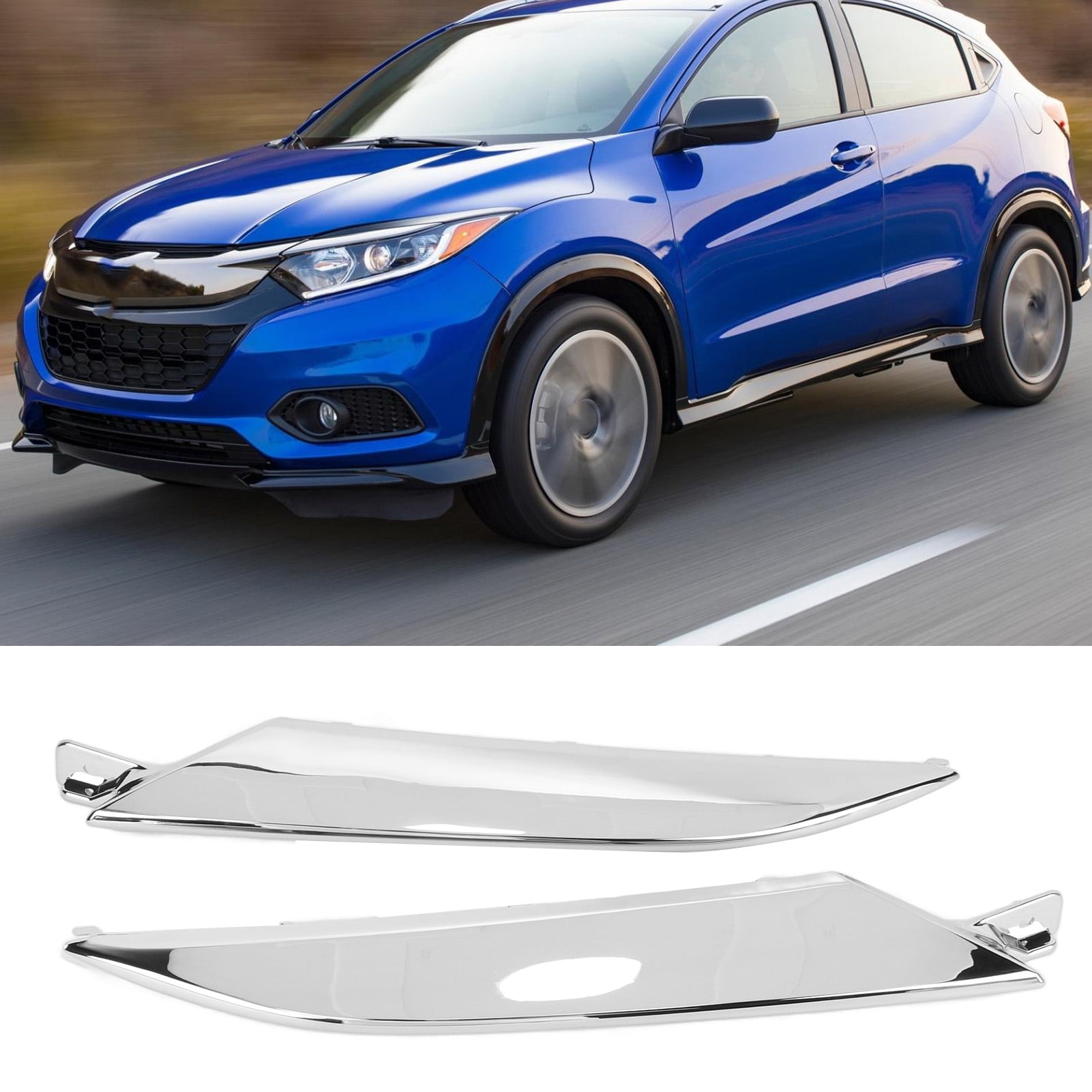 71163 T7A J01, Protective Headlamp Trim Stylish Silver Headlight