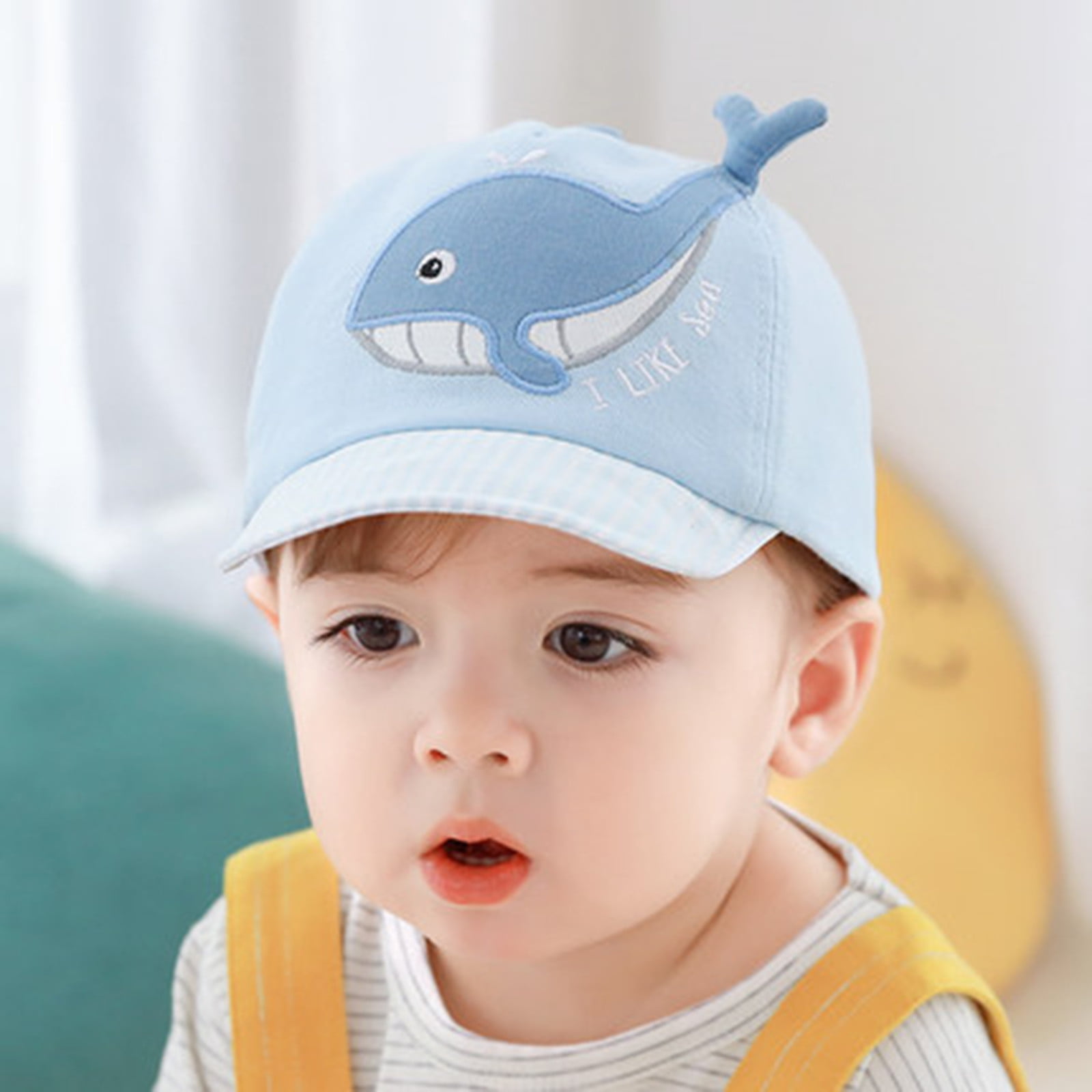 TALKVE Baby Boy Girls Hats Cute Cartoon Letter Sunhat Eaves Baseball Cap  Sun Hat Beret 