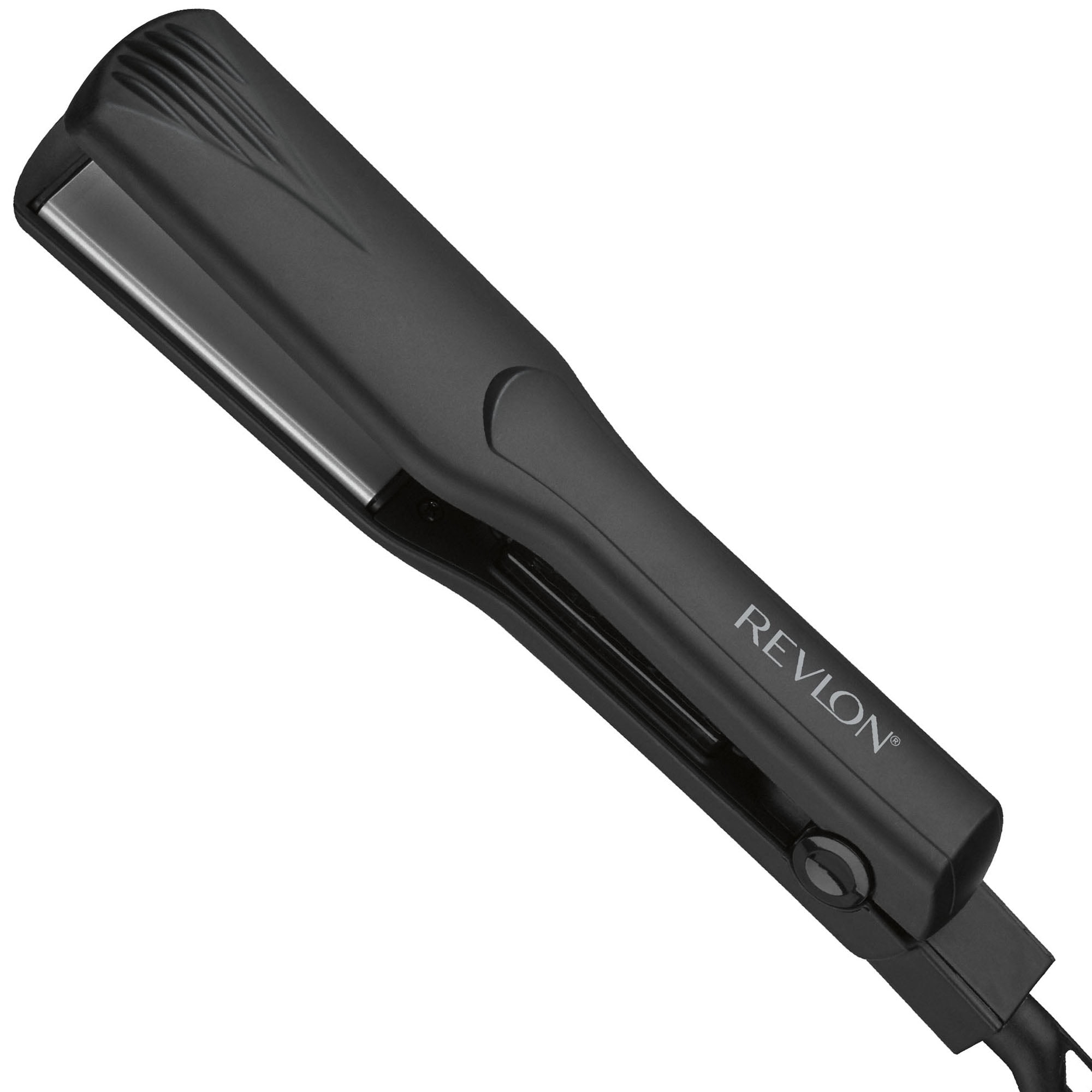 Revlon Essentials 2" Ceramic Flat Iron Hair Straightener, Black