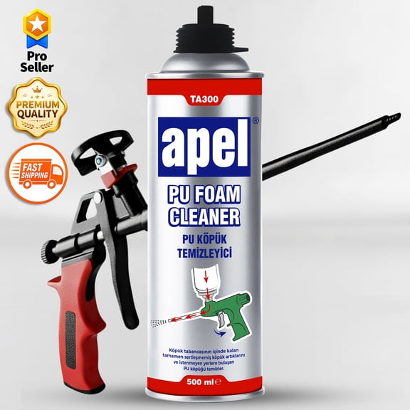 Foam Gun Cleaner Dispensing Gun Cleaner Dissolves Spray PU Foam (16.9 fl.oz)