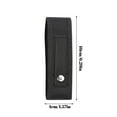 thumbnail image 3 of Leather Flashlight Holder Durable Protective Cover For Flashlights Secure Carry Pouch With Easy, 3 of 6