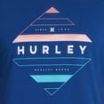 thumbnail image 3 of Hurley Men's Size Large Graphic Logo Tee T-Shirts, 2-pack, (1) Black (1) Blue, 3 of 4