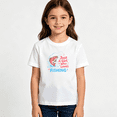 thumbnail image 2 of Girls Graphic Tees Just A Girl Who Loves Fishing Fish Cartoon Kids T Shirt Outdoor Tee 100% Cotton Short Sleeve Soft Tops 4-13Y, 2 of 5