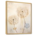 thumbnail image 2 of Designart "Dandelion In Subdued Tones IV" Dandelion Floater Framed Canvas Wall Art, 2 of 5