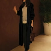 Oversized Womens Long Sleeve Knitted Cardigan Sweater Casual Outwear Coat Jacket