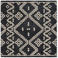 thumbnail image 2 of Safavieh Abstract Adolf Geometric Wool Area Rug, Black/Ivory, 6' x 6' Square, 2 of 11