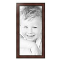 thumbnail image 2 of ArtToFrames 13" x 28" Honors Mahogany Picture Frame, 13x28 inch Brown Wood Poster Frame (WOM-5155), 2 of 7