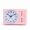 pink, variant on Alarm Clock Weekly Alarm Clock Square Quartz Table Clock Scanning Silent Pointer Clock Student Clock