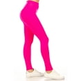 thumbnail image 2 of Women's Casual Stretch Workout Elastic Waist Band Solid Leggings Pants, 2 of 3