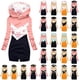 thumbnail image 5 of Sudadera de moda para mujer Sudadera con capucha y estampado floral de Navidad Sudadera con capucha delgada Pompotops gfhjh13149, 5 of 5