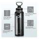thumbnail image 2 of Termo De Acero Doble Pared Inoxidable Con Fría/caliente 40oz Xtellar negro, 2 of 3