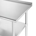thumbnail image 3 of GRIDMANN NSF Stainless Steel Commercial Kitchen Prep & Work Table with Backsplash - 48 in. x 24 in., 3 of 5