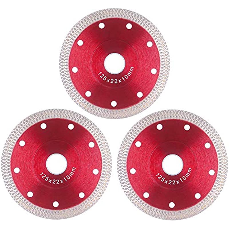 NYTiger 3 Pack 5 inch Diamond Saw Blade 5" Super Thin Tile Blades