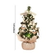 thumbnail image 3 of 8 Inch Mini Christmas Tree with Base, Artificial Tabletop Christmas Tree Decorations, Small Christmas Trees with Ribbon Balls Berry, Christmas Indoor Decor Home Party Xmas Tree Decor, 3 of 6