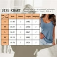 thumbnail image 2 of TEMOFON Women Tank Tops Summer Casual Crewneck Sleeveless Going Out T Shirt Loose Fit Solid Blue Plus Size Top for Women Size XXL, 2 of 3
