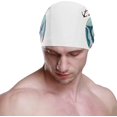 thumbnail image 2 of FYBTO Bonnet de Bain FYBTO et Phare Dessin Animé Unisexe Adulte FYBTO Polyester, 2 of 4