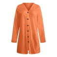 thumbnail image 5 of LOVZFMLL Women's Cardigan Open Front Long Sleeve Lightweight Button Down Cover-Up Layering for Spring & Fall Casual Wear, 5 of 7
