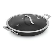 Calphalon 1948256 Signature Hard Anodized Nonstick Covered Everyday Chef Pan, 12", Black