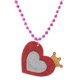 thumbnail image 1 of Collar con colgante de cuentas en forma de corazón para San Valentín, para mujeres y niñas, accesorios y decoraciones para fiestas, 1 of 7