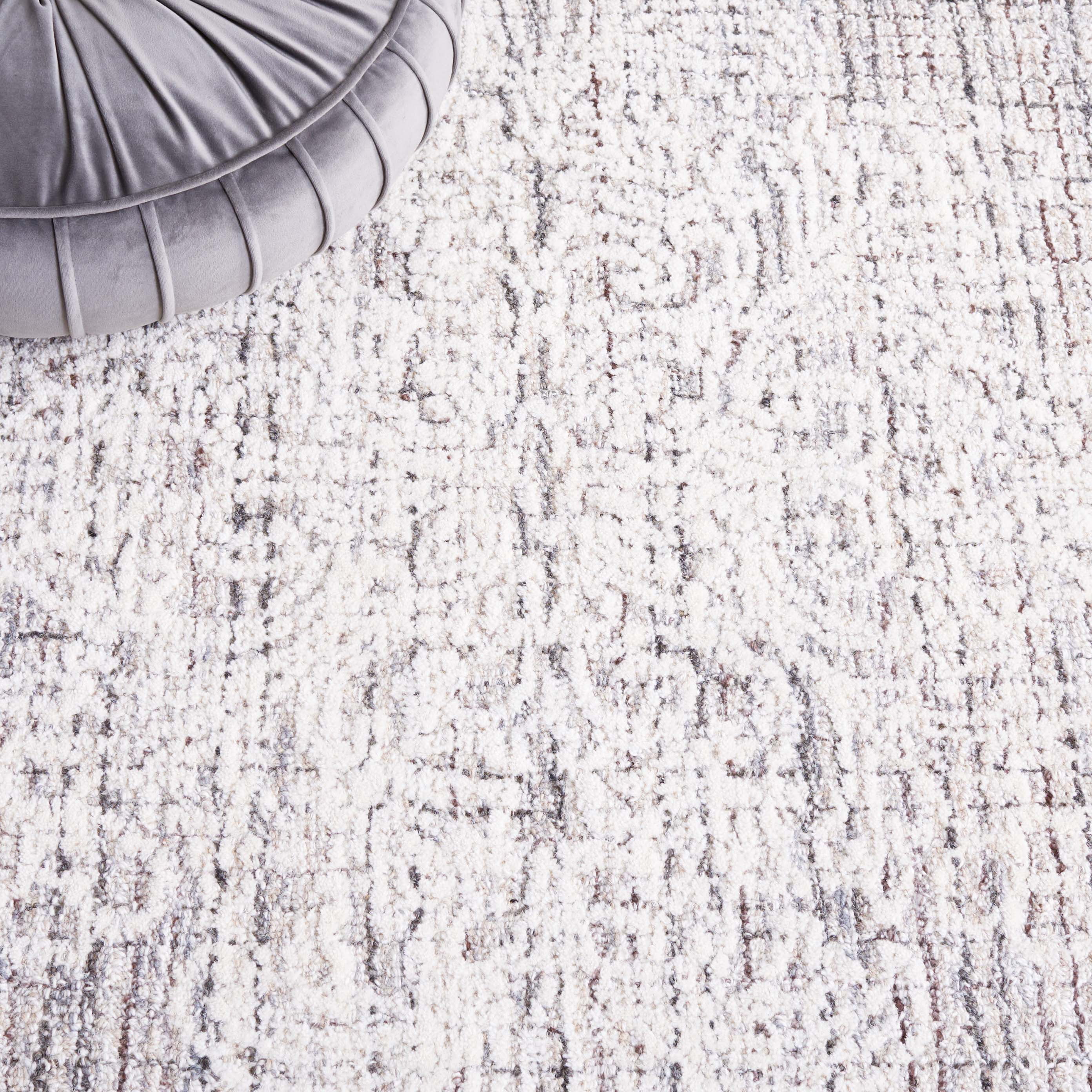 SAFAVIEH Ebony Ace Bordered Area Rug, Brown/Ivory, 3' x 5'