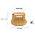thumbnail image 4 of relayinert 2 Pcs Poignée de Couvercle de Pot en Grain de Bois Pratique Vis Intérieure Orange, 4 of 6