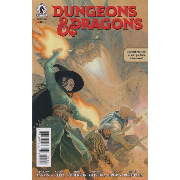 Collectible Dungeons And Dragons (Dark Horse) Ashcan #1 VF ; Dark Horse Comic Book