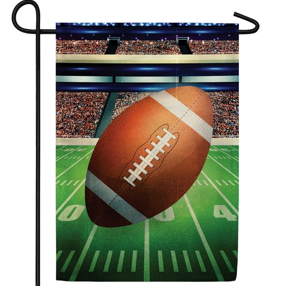 America Forever Kickoff To Football Season Garden Flag, 12.5 x 18 inch Double Sided, Football Stadium Banner, Sports Fan Decoration, Game Day Outdoor Decor, Team Spirit Yard Flag