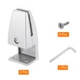 thumbnail image 4 of Uxcell Desk Partition Clips for 2-24mm Thick Partition Guard Bracket Support for Holding Screen, Silver 2pcs, 4 of 6