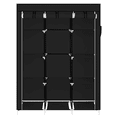 thumbnail image 5 of GZXS Portable Closet Wardrobe with Non-Woven Fabric Cover, Clothes Storage Organizer with Hanging Rod and Side Pocket, Easy Assembly, Black, 5 of 8