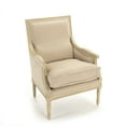 thumbnail image 5 of Zentique B007 257-1 A003 27 x 37.5 x 25 in. Louis Club Chair, Natural Linen, 5 of 6