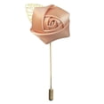 thumbnail image 1 of Xiao Hua 6 piezas de boutonniere de novio con diseño de rosa para boda, con ojales de bolsillo, para hombre, boda, novio, padrino, graduación, boda (caqui), 1 of 5