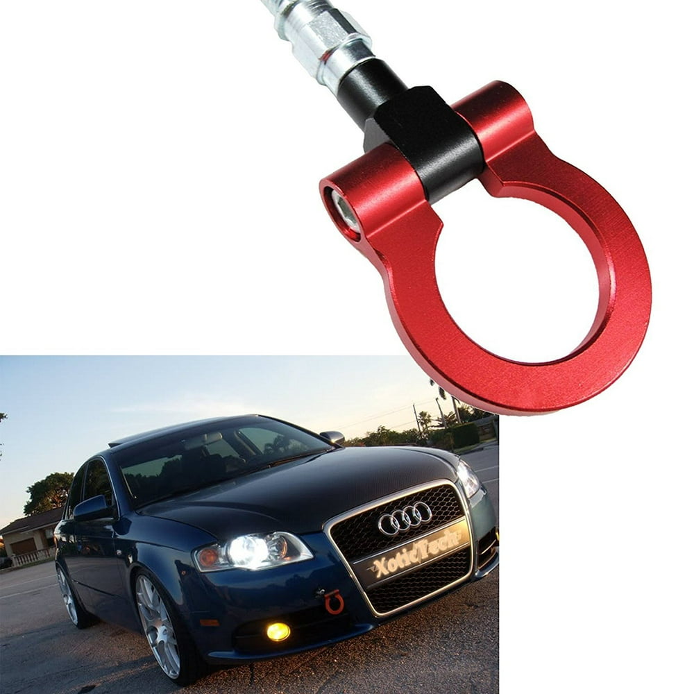 Xotic Tech Red Track Racing Style Anodized Alloy Tow Hook For Audi A4