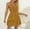 Khaki, variant on Women's Sleeveless V-Neck Camisole Boho Dress Slim Lace-Up Polka Dot Mini Sundress Casual Backless A-Line Dresses