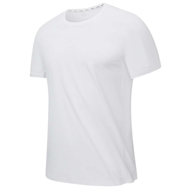 LUOGENLI T-shirts pour Hommes Été Aiguille Trou Panneau T-shirt