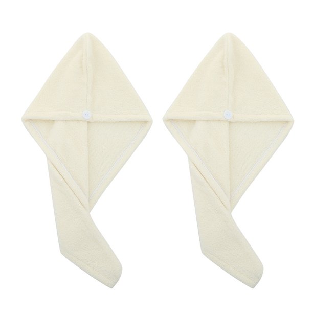 Gorro de secado para cabello súper absorbente de dos piezas Cabello de secado rápido