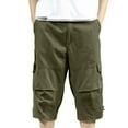 thumbnail image 1 of WRKEKC Cargo Shorts for Men Belt Multiple Pockets Fabric Button Zipper Outdoor Shorts Athletic Work Shorts 7-Inch Shorts with Functional Pockets, 1 of 7