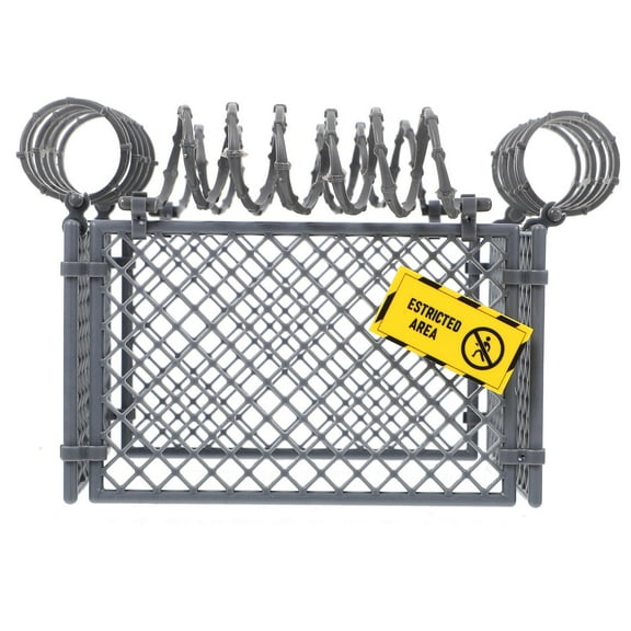 Masteelf Mini Garden Fence Panel for Yard, Kids Building Toy Fence, Picket Fence Section Ideal for Safety Railing and Outdoor Play