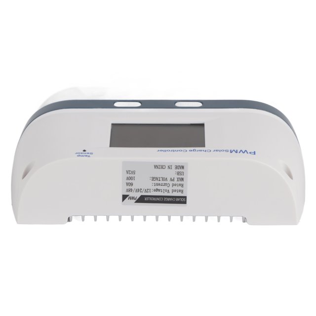Regulador de Baterías del Panel Solar, ParáMetro Ajustable Impermable 12V 24V PWM PWM CARGER CARGER CONTROLADOR CON SALIDA USB Para Yates para RV