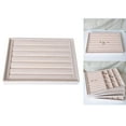 thumbnail image 6 of Velvet Jewelry Display Storage Tray Holder Box, Drawer Insert Organizer for Girls Women, Lightweight Style 04, 6 of 8